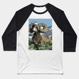 mountain goat Baseball T-Shirt